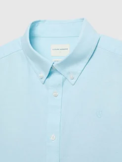 CAMISA OXFORD SOLID VERDE AGUA