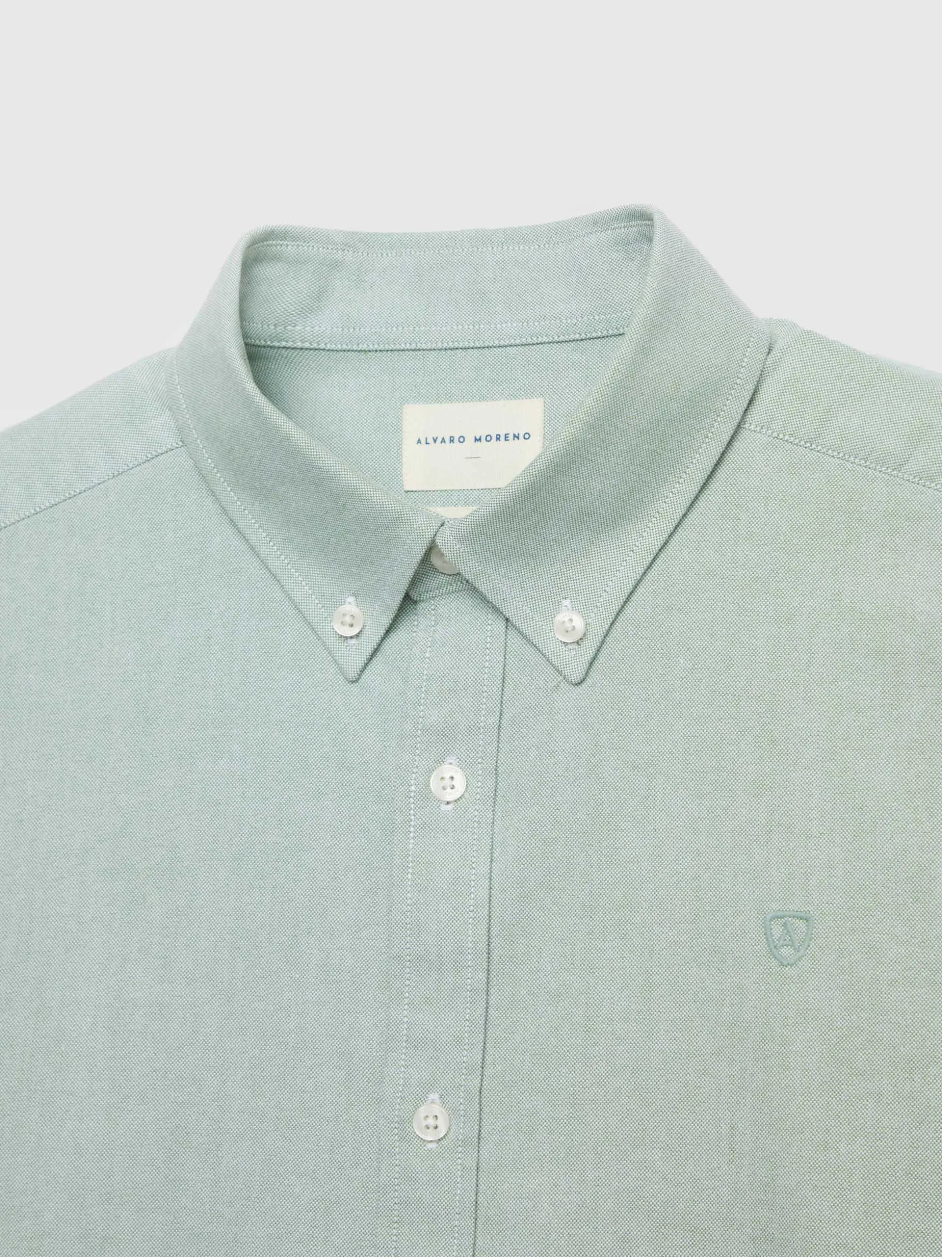CAMISA OXFORD SOLID VERDE