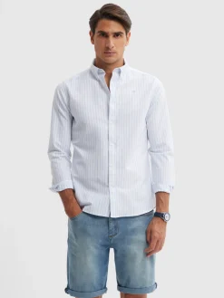CAMISA OXFORD SUNNY CELESTE