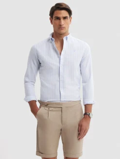 CAMISA OXFORD SUNSET CELESTE