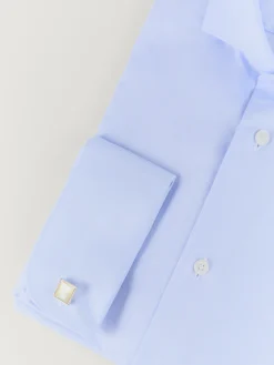 CAMISA PANAMA P.DOBLE CELESTE