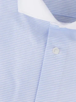 CAMISA RAYAS P.DOBLE AZUL