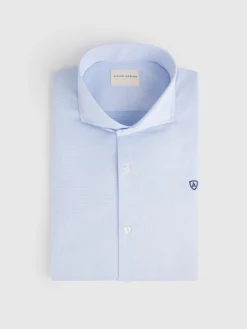 CAMISA VESTIR ESTRUCTURA CELESTE