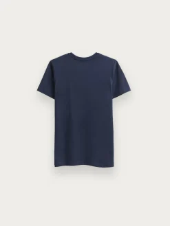 CAMISETA BASICA KIDS AZUL MARINO