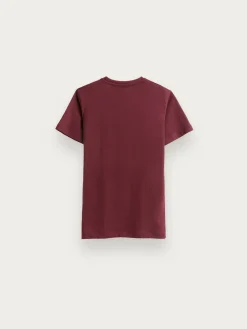 CAMISETA BASICA KIDS BURDEOS