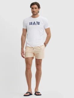 CAMISETA COLLEGE BLANCO