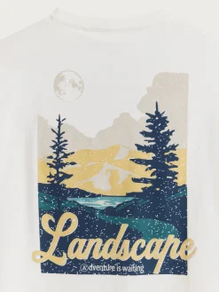 CAMISETA LANDSCAPE BLANCO