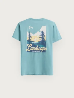 CAMISETA LANDSCAPE VERDE AGUA