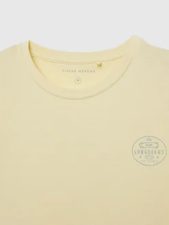 CAMISETA LONGBOARD AMARILLO