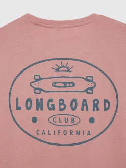 CAMISETA LONGBOARD ROSA