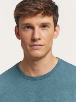 CAMISETA MELANGE AZUL