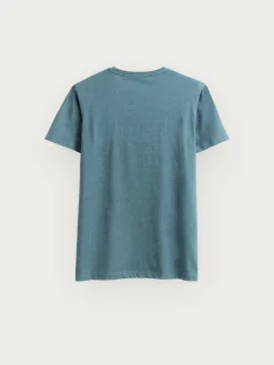 CAMISETA MELANGE AZUL