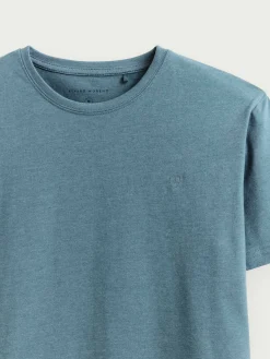 CAMISETA MELANGE AZUL