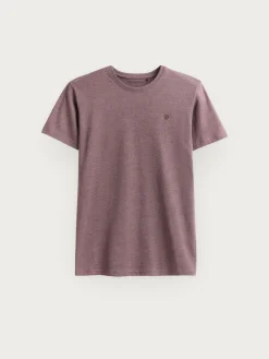 CAMISETA MELANGE BURDEOS