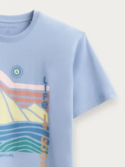 CAMISETA NATURE AZUL