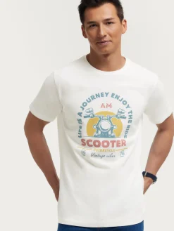 CAMISETA SCOOTER BLANCO