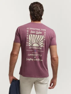 CAMISETA SOLAR BURDEOS