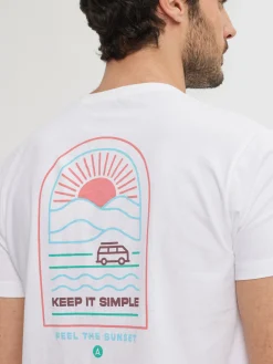 CAMISETA SUNSET BLANCO