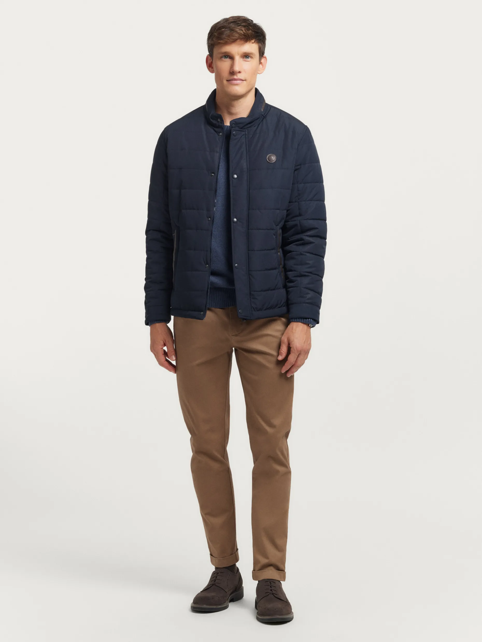 CAZADORA GOAT AZUL MARINO