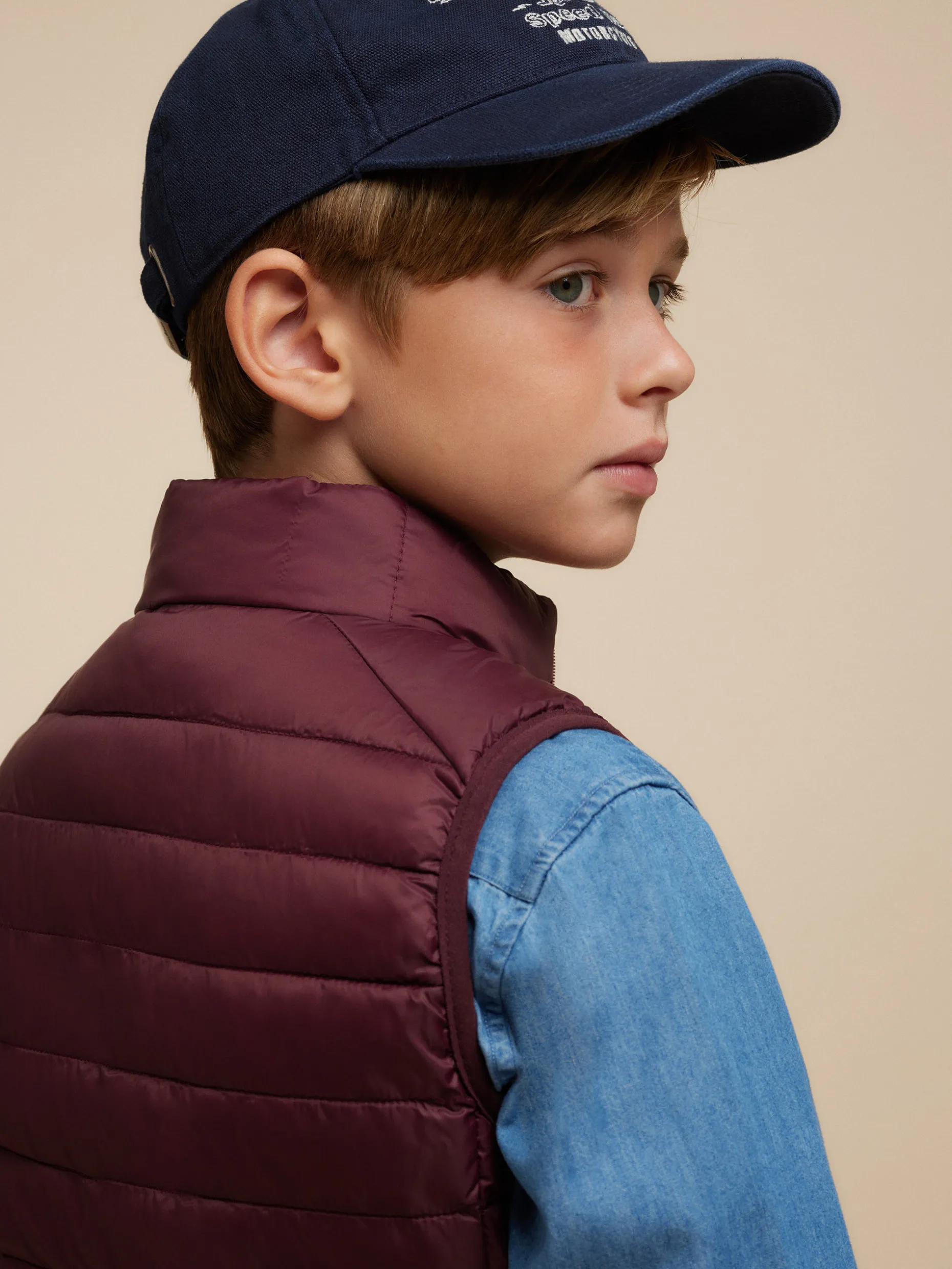 CHALECO NIRO KIDS BURDEOS