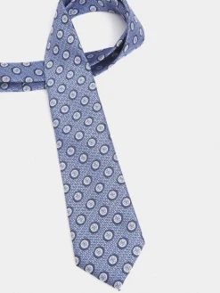 CORBATA JACQUARD MF AZUL