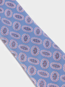 CORBATA JACQUARD MF AZUL