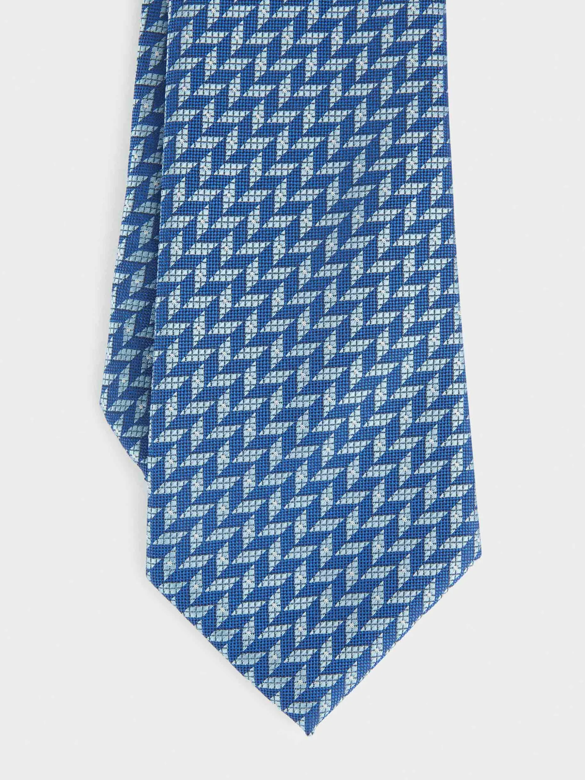 CORBATA JACQUARD MF AZUL