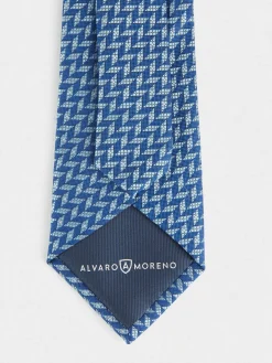 CORBATA JACQUARD MF AZUL