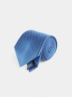 CORBATA JACQUARD MF AZUL
