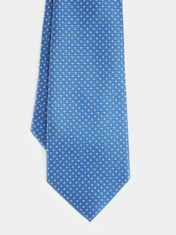 CORBATA JACQUARD MF AZUL