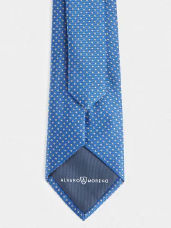 CORBATA JACQUARD MF AZUL