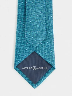CORBATA JACQUARD MF AZUL