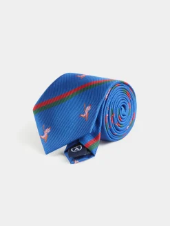 CORBATA JACQUARD MF AZUL