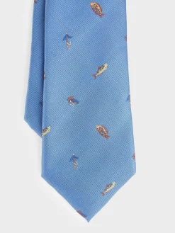 CORBATA JACQUARD MF AZUL