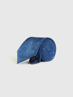CORBATA JACQUARD MF AZUL