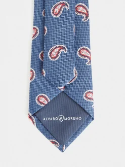 CORBATA JACQUARD MF AZUL