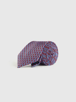 CORBATA JACQUARD MF AZUL