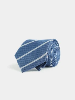 CORBATA JACQUARD MF AZUL
