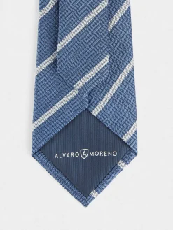 CORBATA JACQUARD MF AZUL
