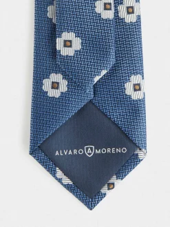 CORBATA JACQUARD MF AZUL