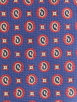 CORBATA JACQUARD MF AZUL