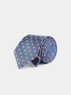 CORBATA JACQUARD MF AZUL
