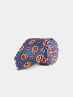 CORBATA JACQUARD MF AZUL
