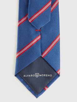 CORBATA JACQUARD MF AZUL