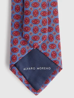 CORBATA JACQUARD MF AZUL