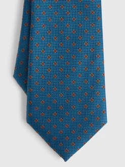 CORBATA JACQUARD MF AZUL