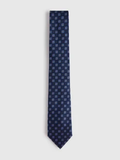 CORBATA JACQUARD MF AZUL