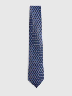 CORBATA JACQUARD MF AZUL