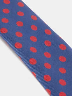 CORBATA JACQUARD MF AZUL MARINO