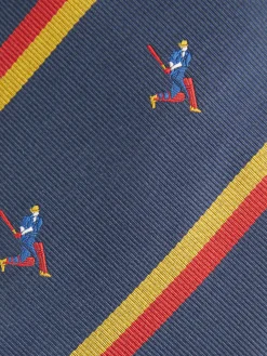 CORBATA JACQUARD MF AZUL MARINO